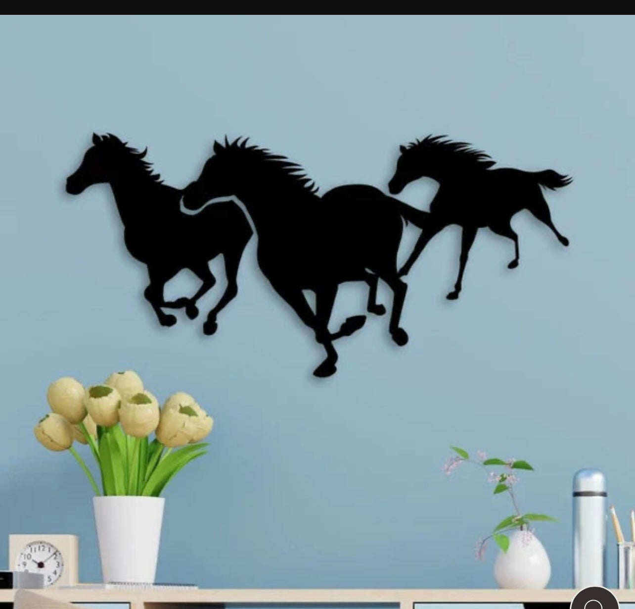 Horse shape acrylic mirror