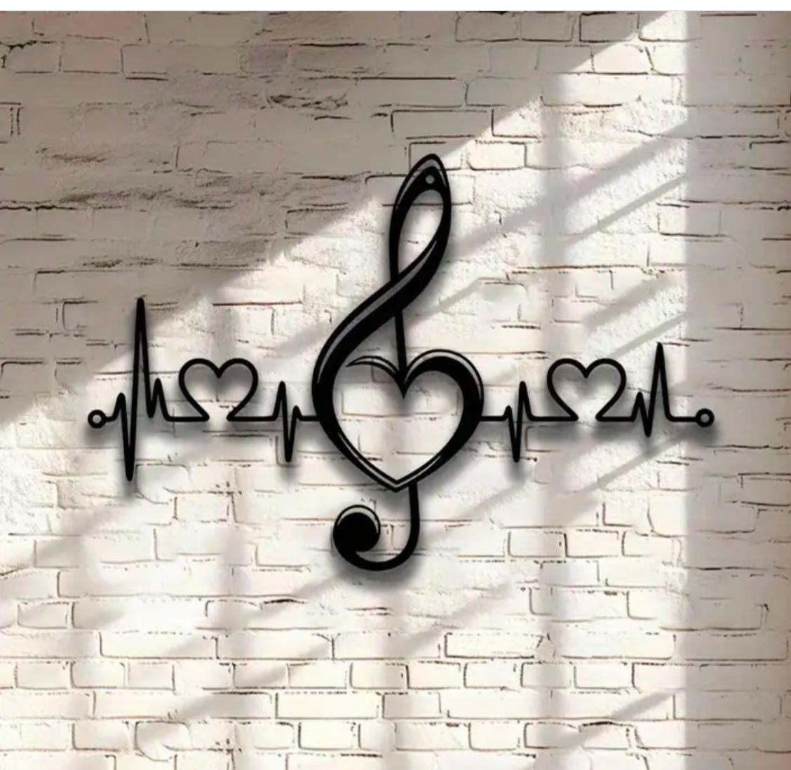 Music Note Pattern (Heart shape)