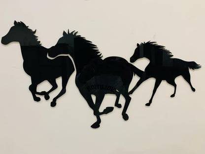 Horse shape acrylic mirror