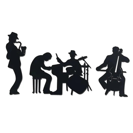 Contemporary Jazz Band Silhouette