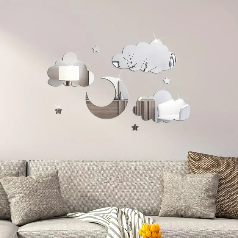 Cloud shape mirror(2 pieces)