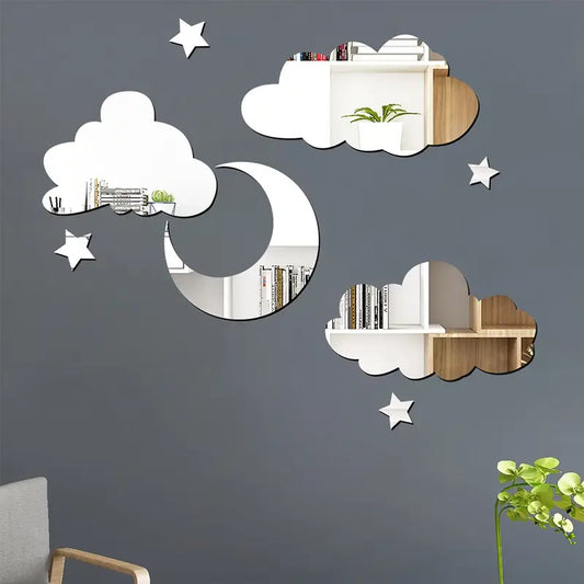 Cloud shape mirror(2 pieces)