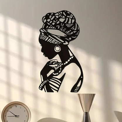 Unique African women silhouette wall mirror