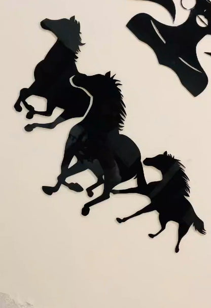 Horse shape acrylic mirror